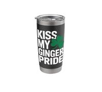 Kiss My Ginger Pride Funny Irish St Patricks Stainless Steel Insulated Tumbler