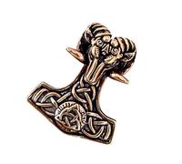 Kiss of Leather Thor's Hammer Pendant Bronze 172, Bronze