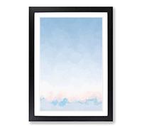 Kiss of The Sun in Abstract Framed Print | A2 Black Framed Wall Art | Ready to Hang | Abstract Fantasy Picture | Living Room Bedroom Lounge Office