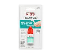 KISS Powerflex Max Speed Fake Nail Glue, Flex Formula for Ultra Hold of False Nails, Instantly Repairs Breaks and Tears, Packaging may vary