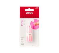 KISS PowerFlex Pink Nail Glue for Press On Nails, Ultra Hold Flex Formula Nail Adhesive, Includes One Bottle 3g (0.10 oz.) with Twist-Off Cap & Nozzle Tip Squeeze Applicator