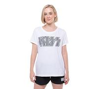 KISS Pyjamas Band Logo Infill Official Womens White & Black M