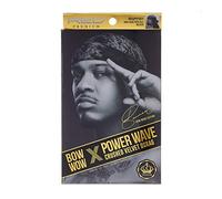 KISS RED Premium Bow Wow X Power Wave Crushed Velvet Durag HDUPPQ01 (Black)