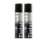 Kiss Root Cover Up Gary Concealer Spray Tint Temporary Hair Colour Spray Root Touch Up Spray Hair Colour Pack of 2 (Black)