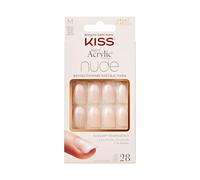 Kiss Salon Acrylic Nude Medium Length- Graceful