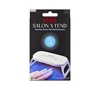 KISS Salon X-tend Pro LED Lamp, LED Gel Nail Kit System, 10 Watts, For Curing Salon X-tend Press On Nails, Wide Coverage, LED Hand Guide, USB-C Power Cord Included