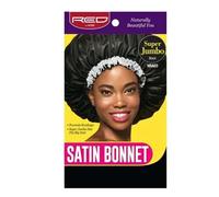 Kiss Satin Bonnet Black HSA03 Super Jumbo