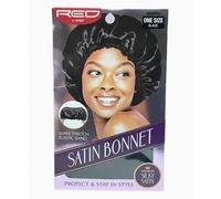 Kiss Silky Satin Bonnet Black