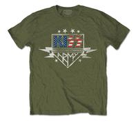 KISS T-Shirt: Army Lightning OFFICIAL NEW