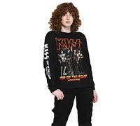 Kiss T Shirt End of The Road Tour Band Logo Official Mens Black Long Sleeve L