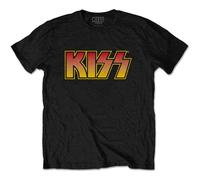 Kiss T Shirt Vintage Classic Band Logo Official Unisex Black