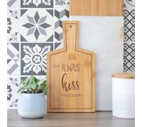 Kiss The Cook' Bamboo Serving Board (H26.5 Cm)