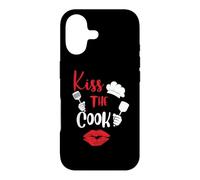 Kiss The Cook Culinary Chef Funny For Men Women Case for iPhone 17