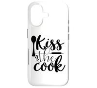 Kiss The Cook Funny Slogan for Cooks Case for iPhone 17