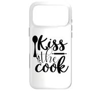 Kiss The Cook Funny Slogan for Cooks Case for iPhone 17 Pro Max