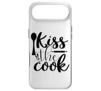 Kiss The Cook Funny Slogan for Cooks Case for iPhone Air