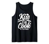 Kiss The Cook If You Dare Funny Chef Kitchen Tank Top