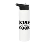KISS THE Cook Stainless Steel Insulated Water Bottle