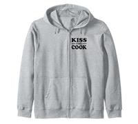 KISS THE COOK Zip Hoodie