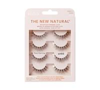 KISS The New Natural False Eyelashes Full Strip Lash Multipack 01, 4 Pairs