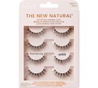 KISS The New Natural False Eyelashes Full Strip Lash Multipack 01, 4 Pairs