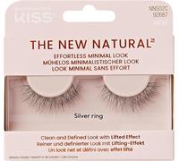 KISS The New Natural False Eyelashes Full Strip Lash Single Pack 02, 1 Pair