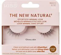 KISS The New Natural False Eyelashes Half Strip Lash Single Pack 01, 1 Pair