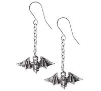 Kiss The Night Earrings Alchemy England Bat Alternative Jewellery Nocturnal Goth