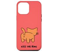 Kiss The Ring Cat X Bottom Butt Back Side Cat Lovers Funny Case for iPhone 12 Pro Max