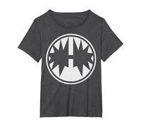 KISS - The Spaceman Logo T-Shirt, Women's Plus, Dark Heather Grey, 2X