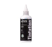 Kiss Tintation Semi Permanent Hair Colour With Argan Oil, Aloe Vera - Black T998ki