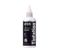 Kiss Tintation Semi Permanent Hair Colour With Argan Oil, Aloe Vera - Jet Black T999