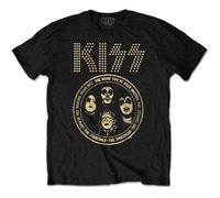 Kiss Band Circle Official Unisex T Shirt Various Sizes Black