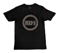 KISS Unisex Hi-Build T-Shirt: Buzzsaw Logo (X-Large)