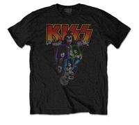 KISS T-Shirt: Neon Band OFFICIAL NEW