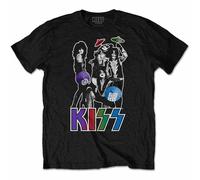KISS Umbrellas Band Logo T-Shirt in Black | Size: Medium Kiss Black M
