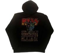 KISS Unisex Pullover Hoodie Cobra Arena '76 (Eco-Friendly) Black (2XL)