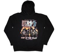 KISS Unisex Pullover Hoodie End Of The Road Final Tour Black (L)