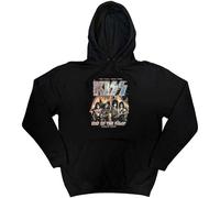 KISS End of The Road Final Tour Pullover Hoodie M Black