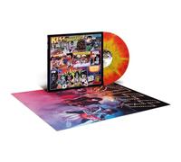 Kiss - Unmasked 45th Anniversary Neon Yellow & Red Splatter Vinyl LP, Kiss Numbered
