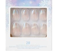 KISS VOGUISH FANTASY GLUE-ON FALSE NAILS CHRISTMAS SHORT LENGTH DEAR MIRACLE