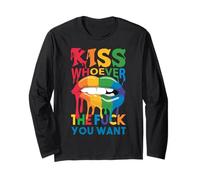Kiss whoever the fuck you want - Christopher Street day Long Sleeve T-Shirt