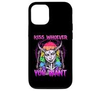 Kiss Whoever You Want I Satanic LGBT Baphomet I Equal Rights Case for iPhone 12/12 Pro