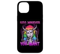 Kiss Whoever You Want I Satanic LGBT Baphomet I Equal Rights Case for iPhone 14 Plus