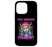 Kiss Whoever You Want I Satanic LGBT Baphomet I Equal Rights Case for iPhone 14 Pro Max