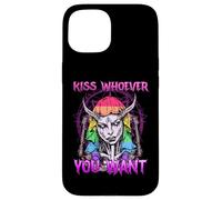 Kiss Whoever You Want I Satanic LGBT Baphomet I Equal Rights Case for iPhone 15
