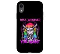 Kiss Whoever You Want I Satanic LGBT Baphomet I Equal Rights Case for iPhone XR