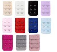 Kissa 1 Bra Extender 2 Hooks Lingerie Tip 3.5 x 5 cm, Sky blue, One size