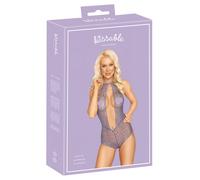 Kissable - Halter Lace Bodysuit (Purple) - L/XL