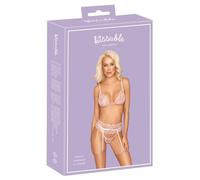 Kissable Women's Suspender Set Pink L/XL